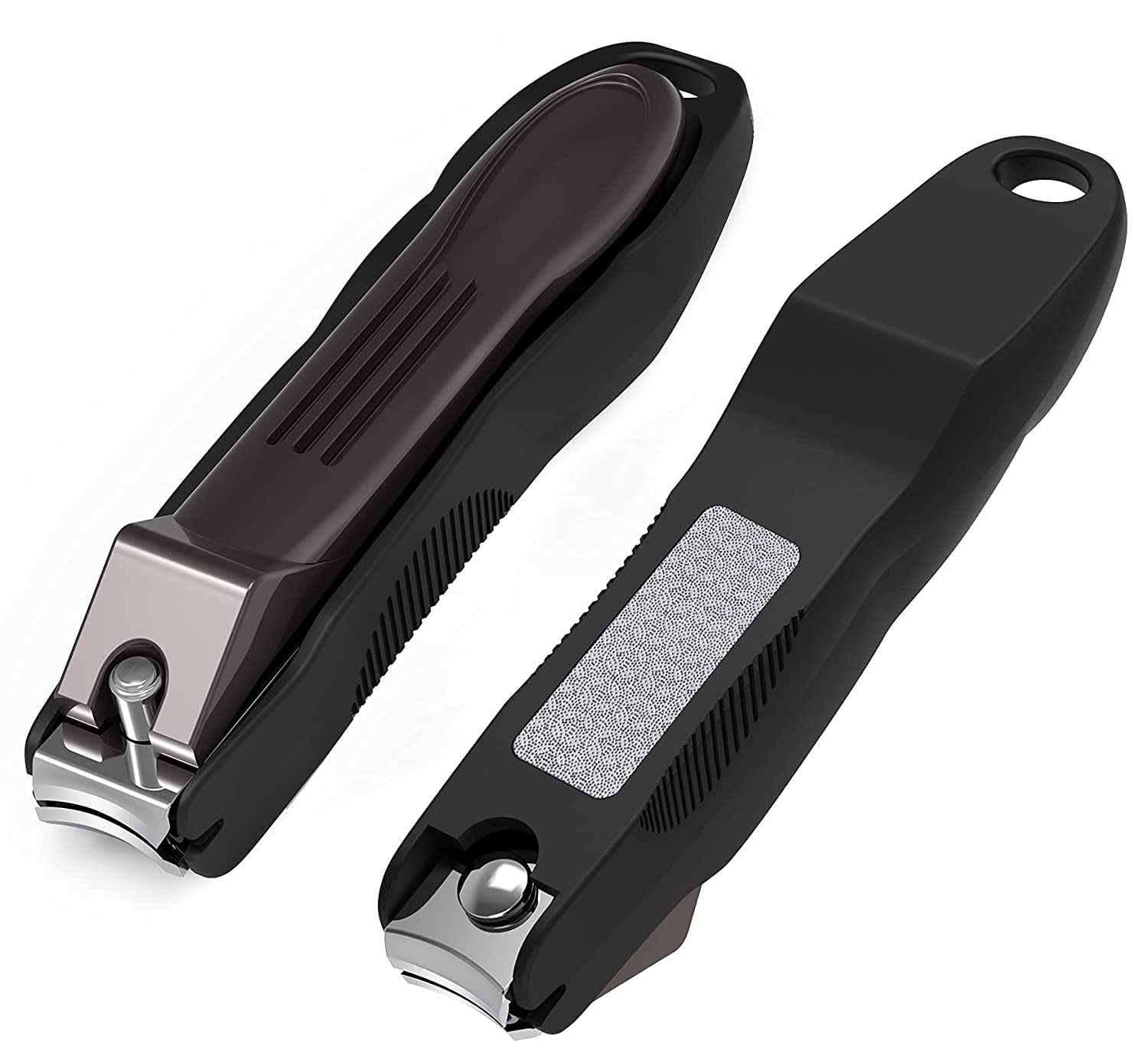 GLAMFIELDS Nail Clippers with No Splash Storage Box