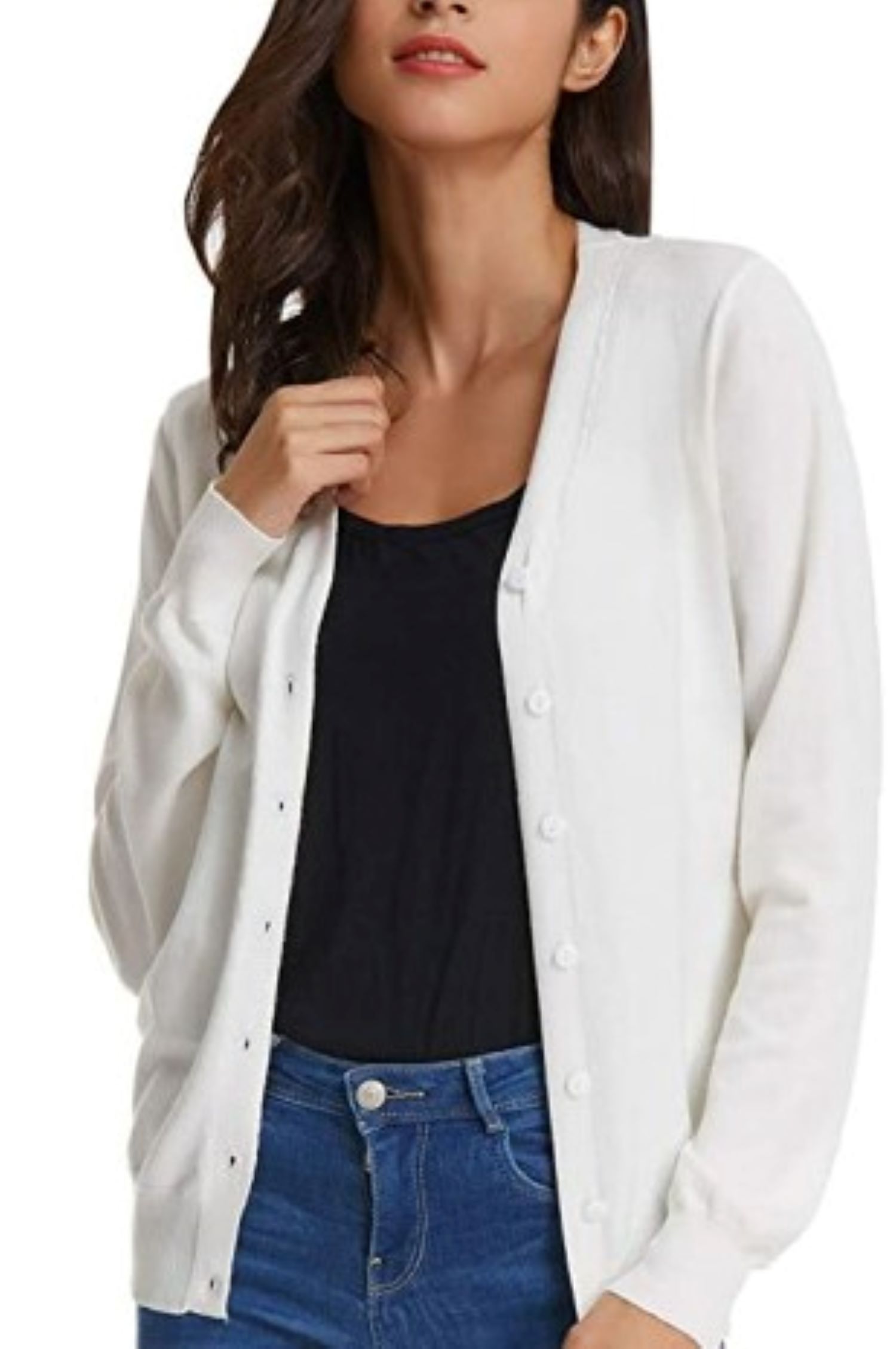 STEALTH STELLA CARDIGAN White サイズ2 カーディガン トップス メンズ 超歓迎