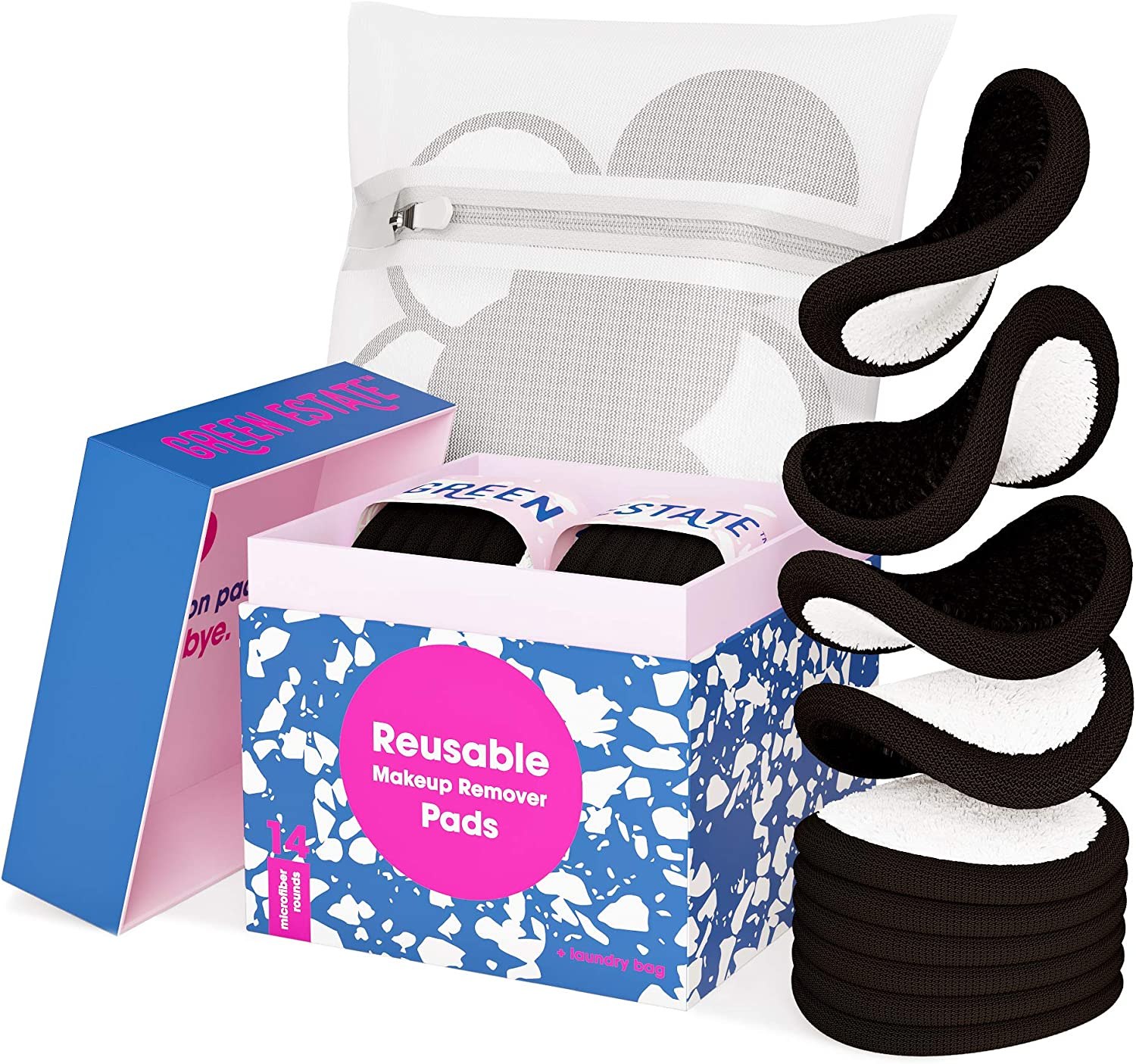 Green Estate Reusable Makeup Remover Pads