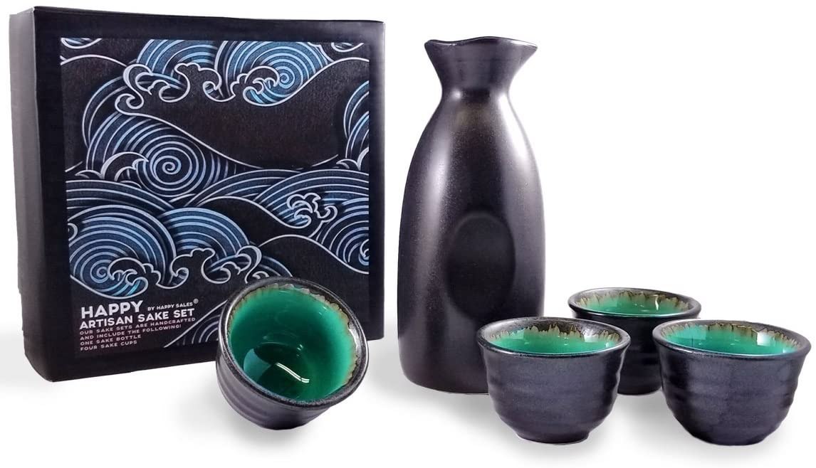 Happy Sales Perfect 5 pc Ceramic Sake Set