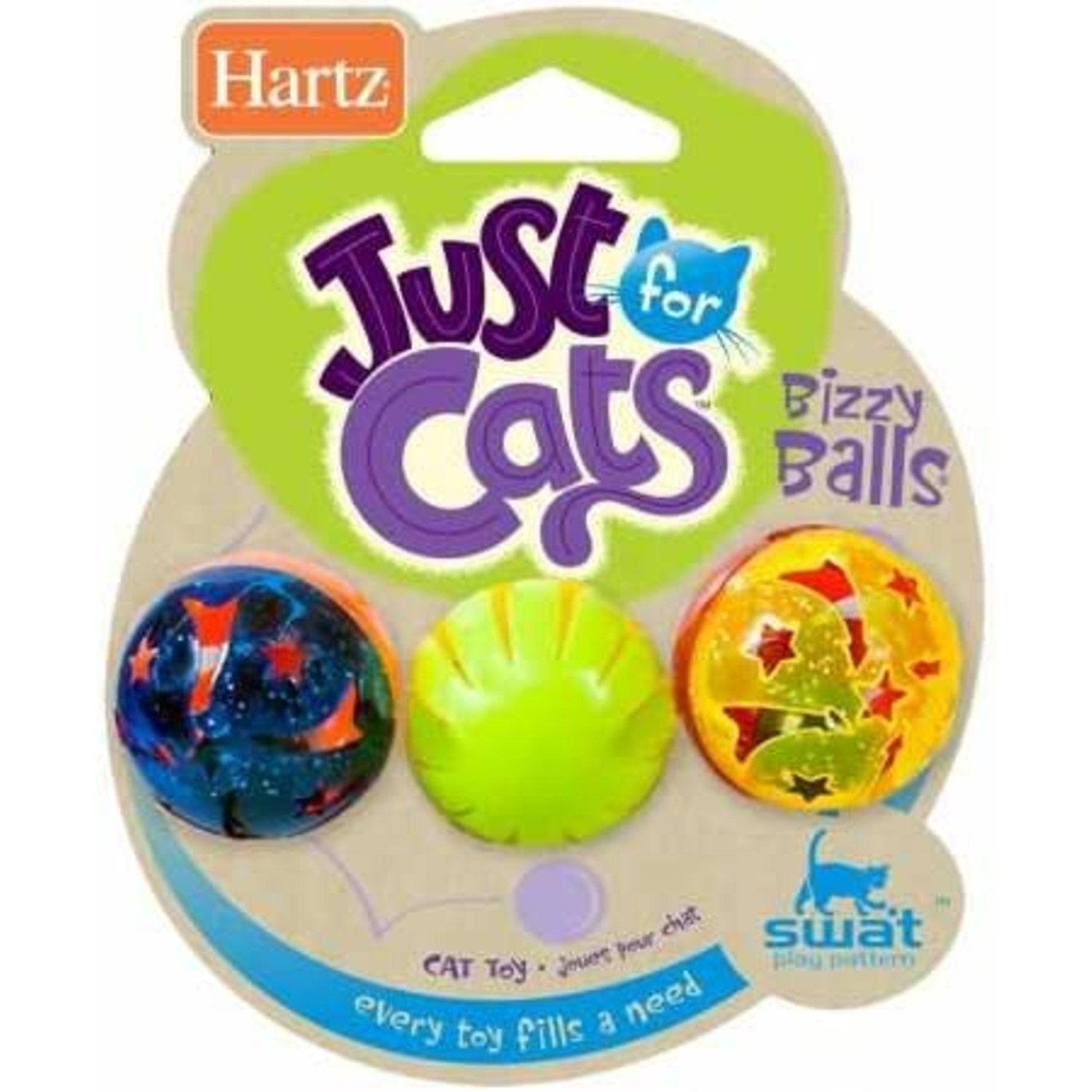 EARTHTONE SOLUTIONS Felted Wool Ball Cat Toys, 5 count 