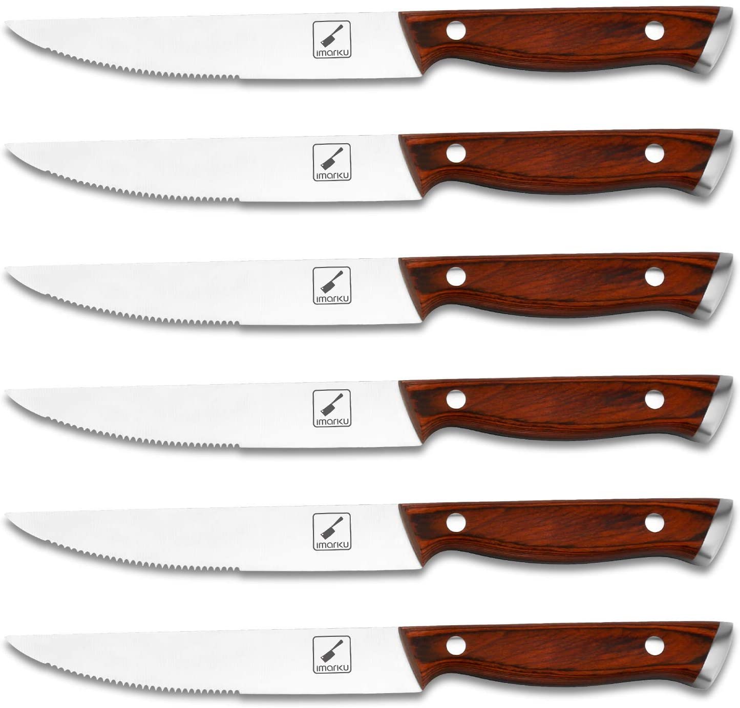 Imarku 6-Piece Steak Knife Set