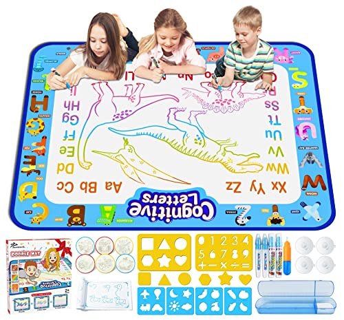 Children Aqua Doodle Drawing Toys 29*19 Painting Mat with 1 Water DrawingH2 
