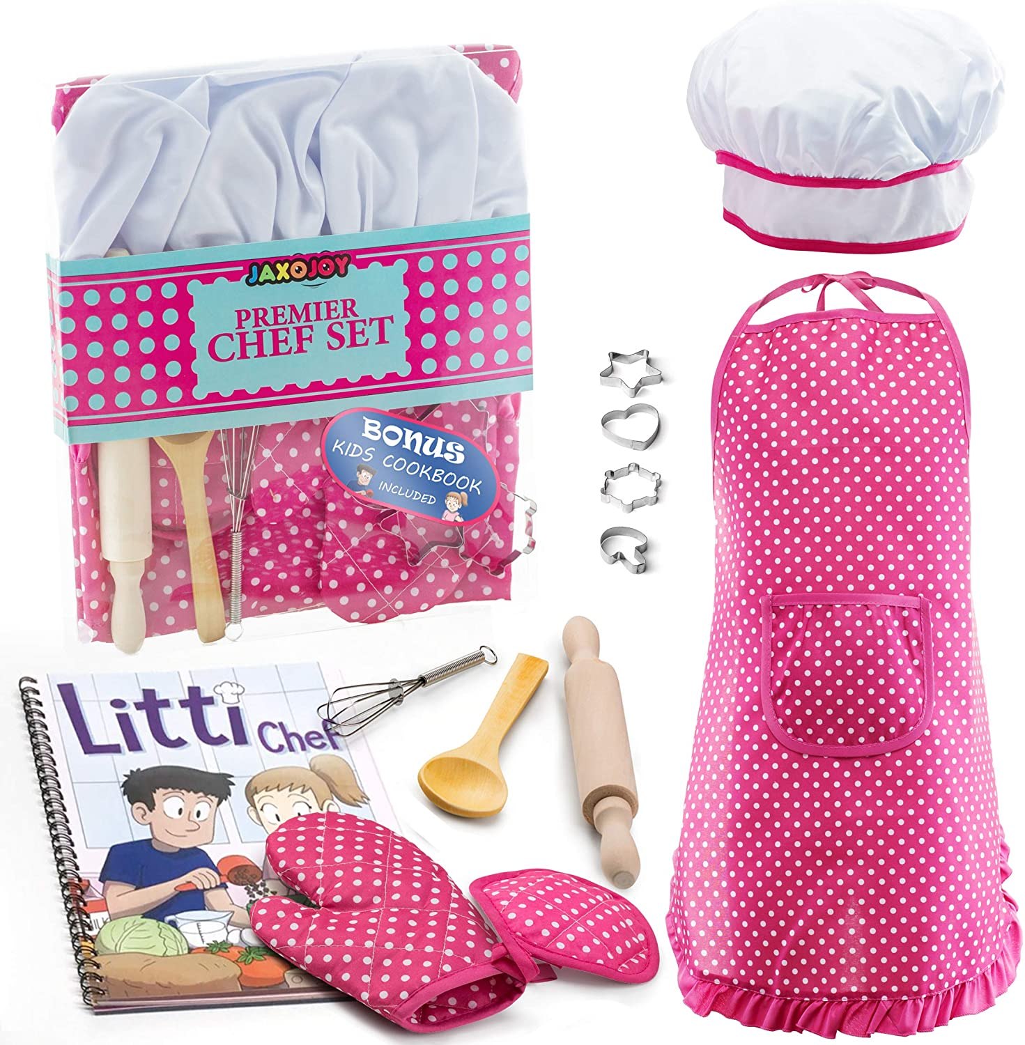 JaxoJoy Complete Kids' Cooking and Baking Set