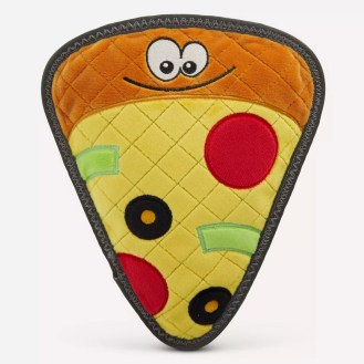 Joyhound Rip Roarin' Tough Pizza Dog Toy