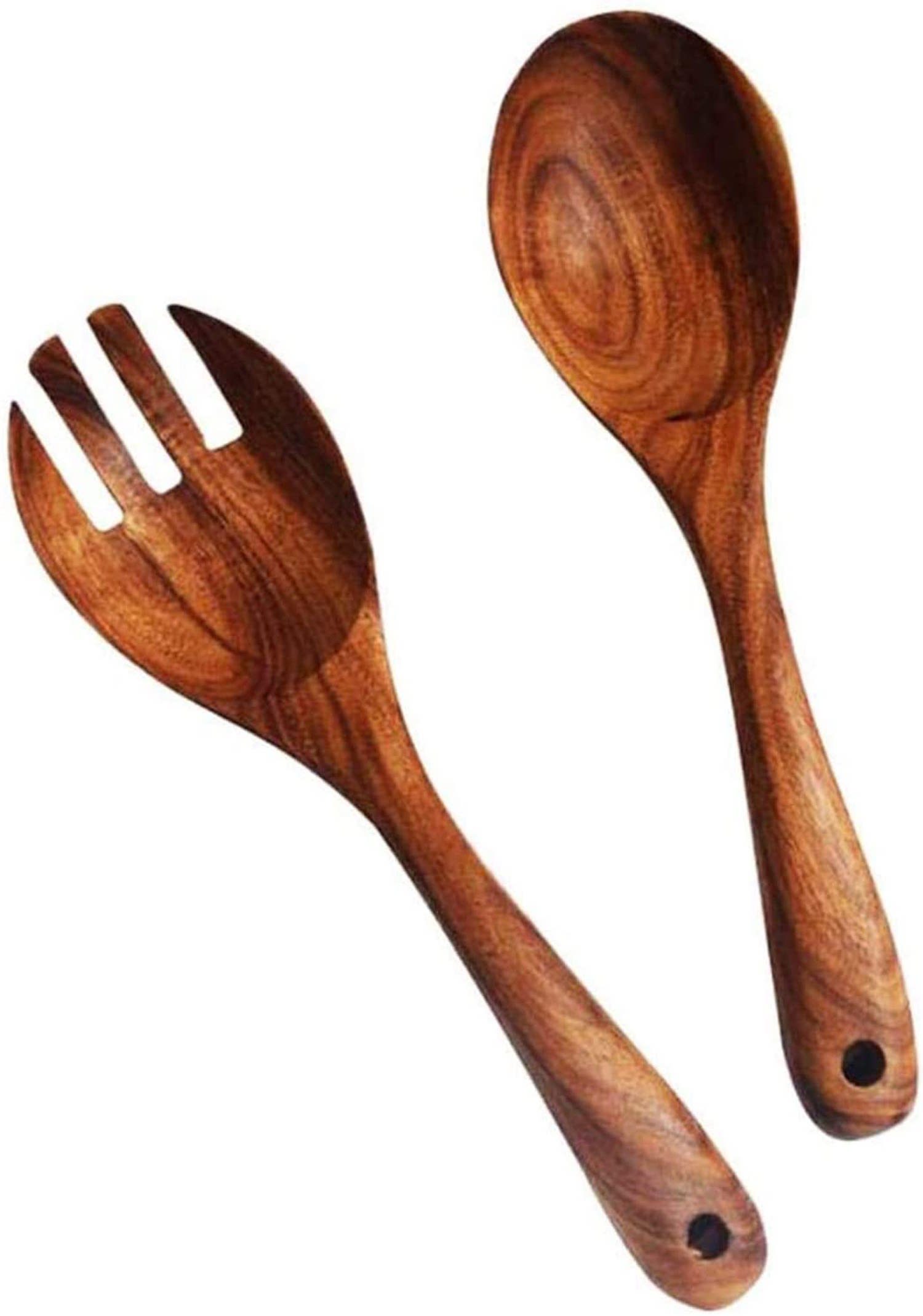 Kalinco Wooden Acacia Salad Servers