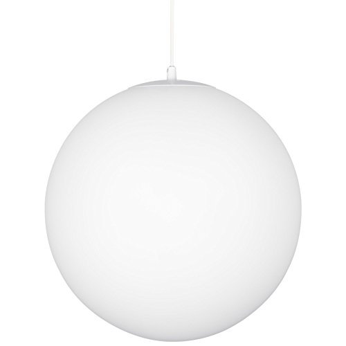 Kira Home Kira Home Ceres 8&quot; Modern White Glass Globe Pendant Light