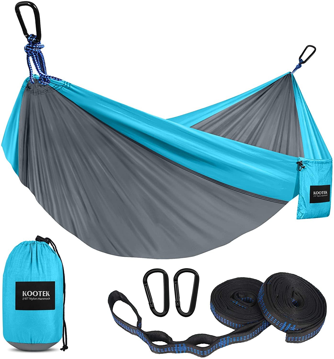 Lifeleads Camping Hammock-Nylon Double and Single Portable Parachute Lightweight for Outdoor or Indoor Backpacking Travel Hiking Lifeleads Camping Hammock-Nylon Double and Single Portable Parachute Lightweight for Outdoor or Indoor Backpacking Travel Hiking