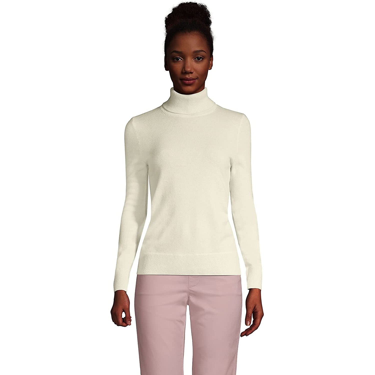Lands&#039; End Cashmere Turtleneck Sweater