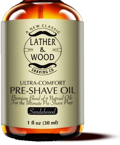 Lather &amp; Wood Shaving Co. Pre-Shave Oil, Sandalwood