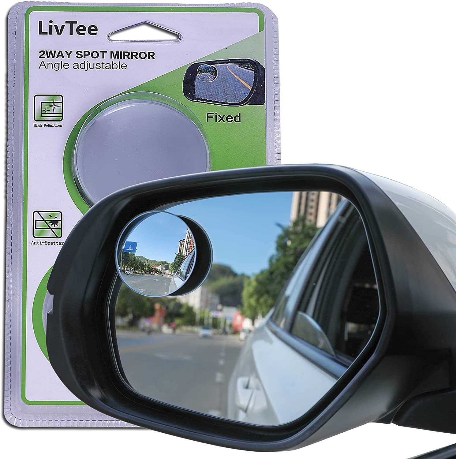  Utopicar Blind Spot Car Mirror - Convex Blindspot