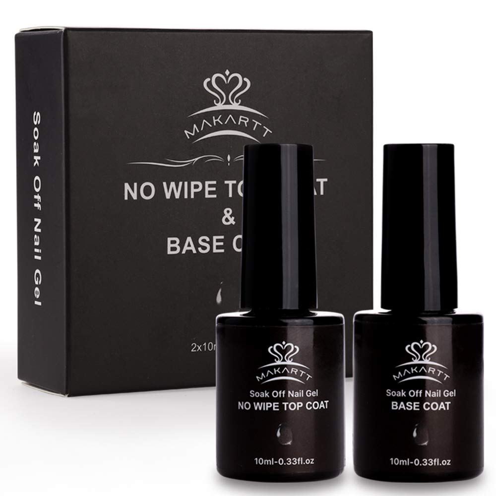 Makartt No Wipe Base and Top Coat Kit