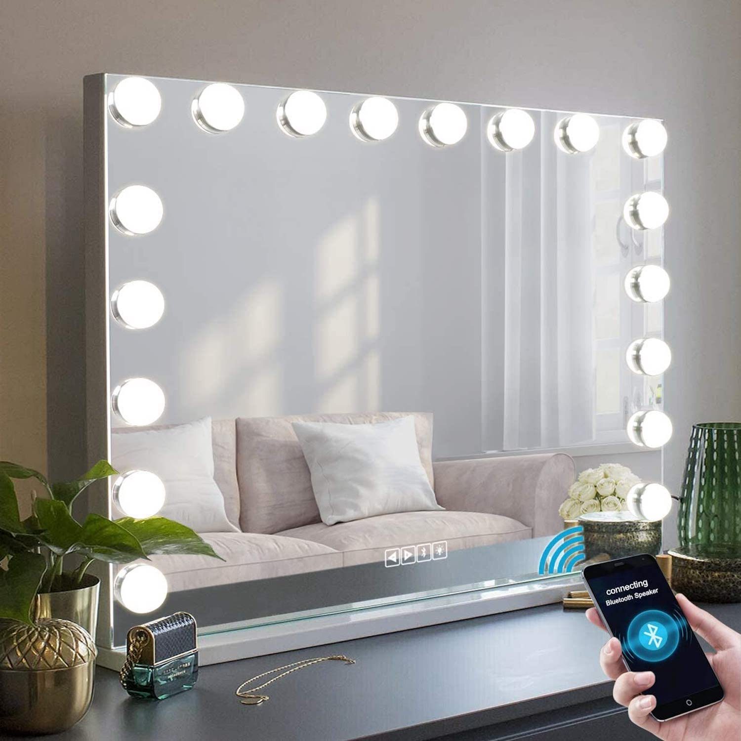 Misavanity Bluetooth Makeup Vanity Mirror