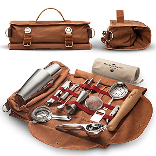 Mixology &amp; Craft Travel Bartender Kit Bag
