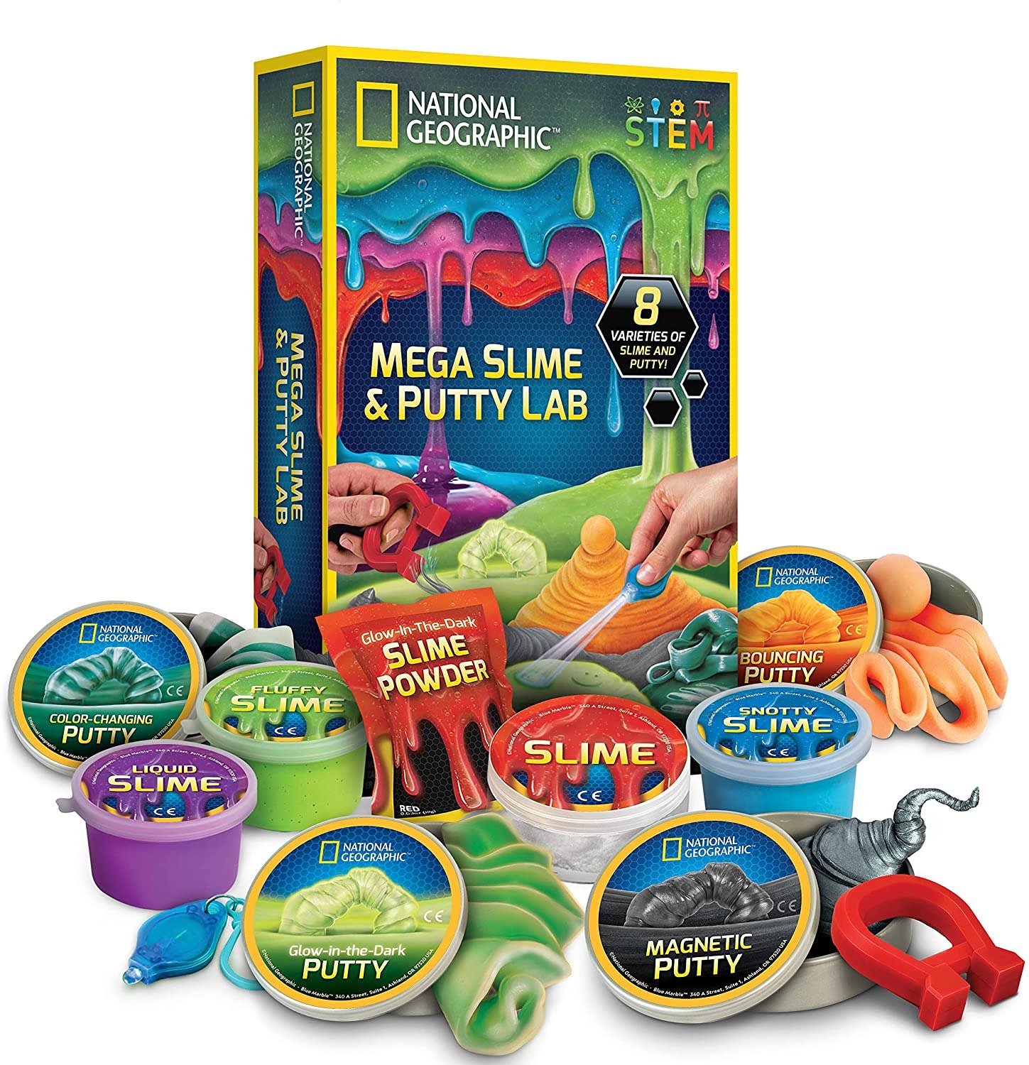 National Geographic Mega Slime Kit &amp; Putty Lab