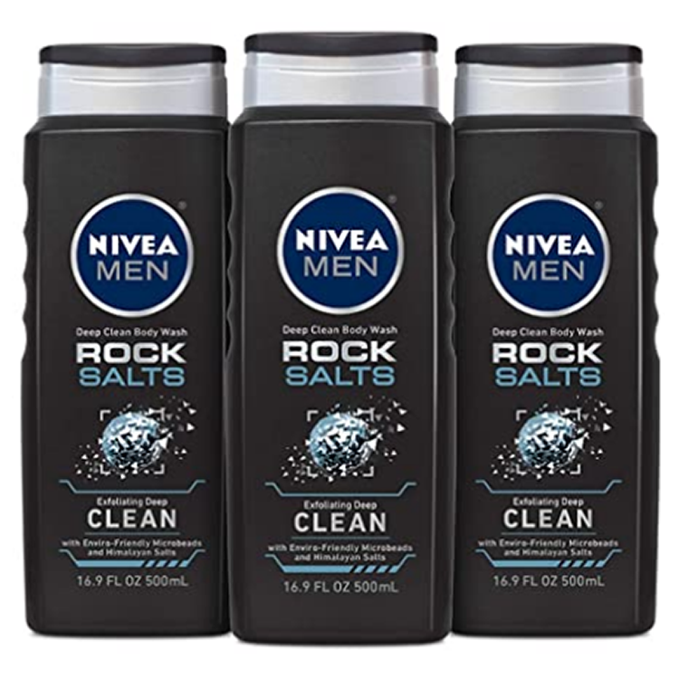 Nivea Men Rock Salts Deep Clean Body Wash