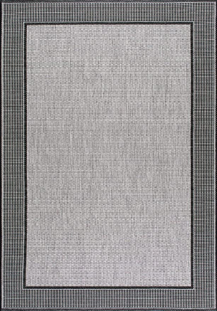 nuLOOM Gris Border Indoor/Outdoor Area Rug