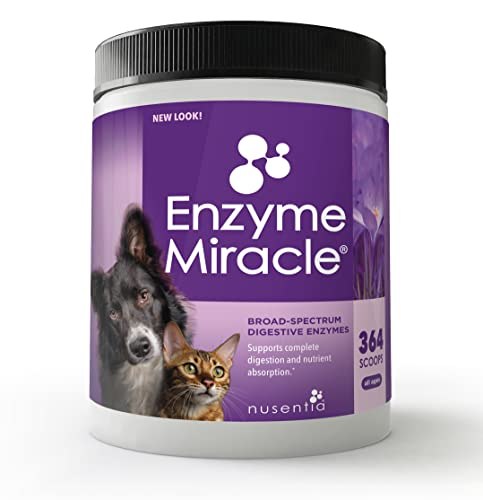 Nusentia Enzyme Miracle Digestive &amp; Metabolic Dog &amp; Cat Supplement