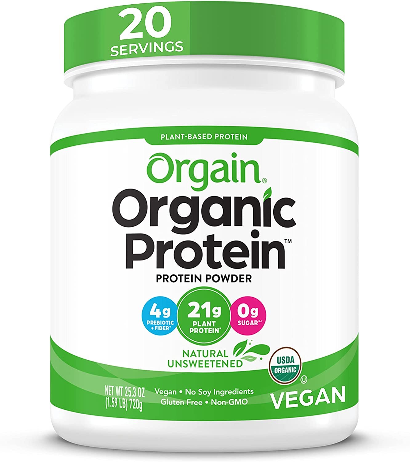 Orgain Organic Plant-Based Protein Powder
