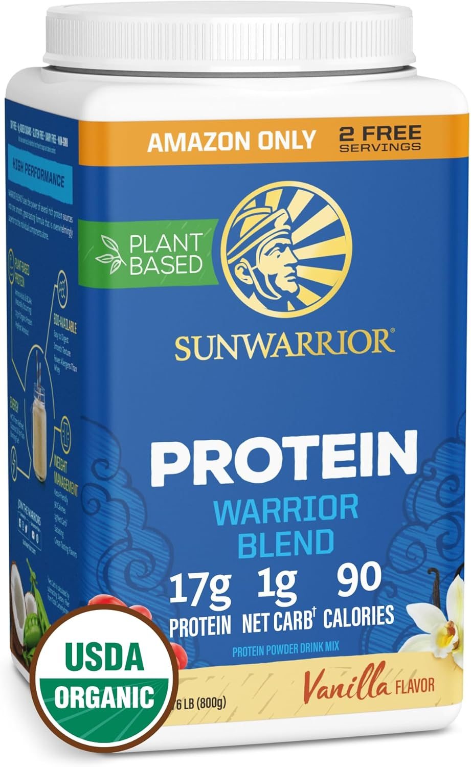Sunwarrior Organic Plant-Based Protein Powder
