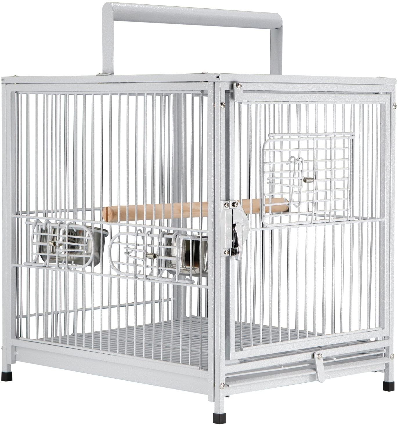 PawHut Heavy-Duty Bird Cage Carrier