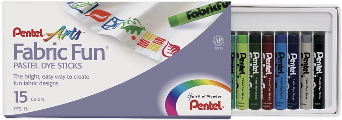 Pentel Fabric Fun Pastel Dye Sticks