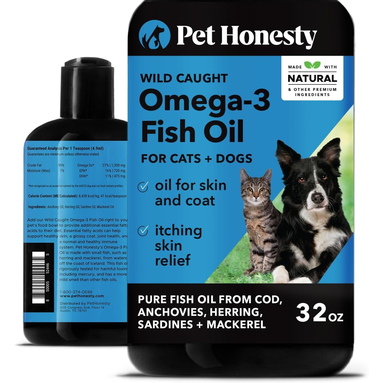 Pet Honesty Omega-3 Fish Oil