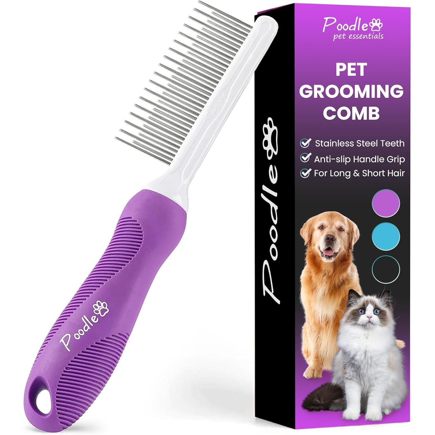 Poodle Pet Grooming Comb