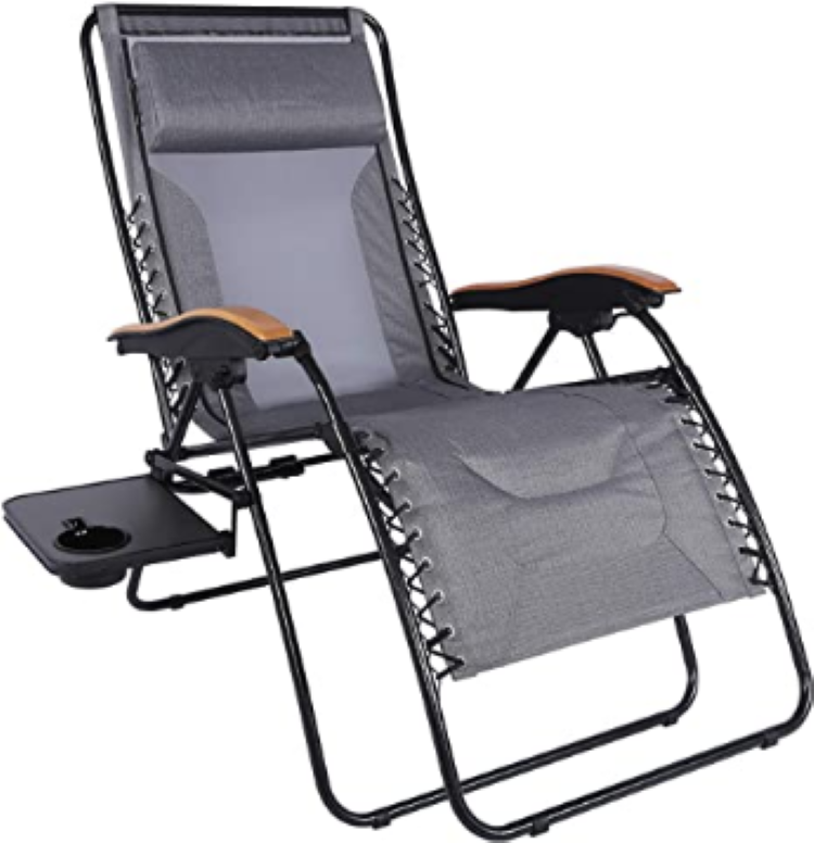 ZENPETIO Oversized Zero Gravity Chairs 29In XL Support 500LBS, Heavy Duty  Adjustable Zero Gravity Lawn Chair with Removable Cushion, Ergonomic Design  for Lie Down & Sit & Sleep, Lounge Chair - Yahoo