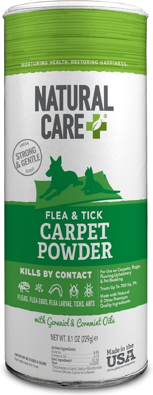 Natural Care Flea &amp; Tick Carpet Powder