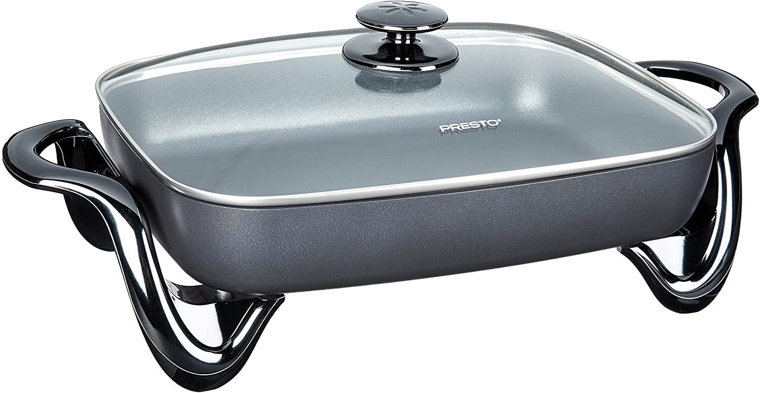 Presto 16-Inch Electric Skillet with Glass Cover
