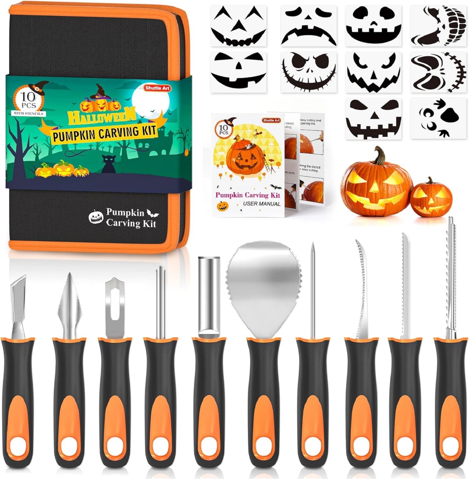 Pumpkin Masters - small tools carving kit 15pc