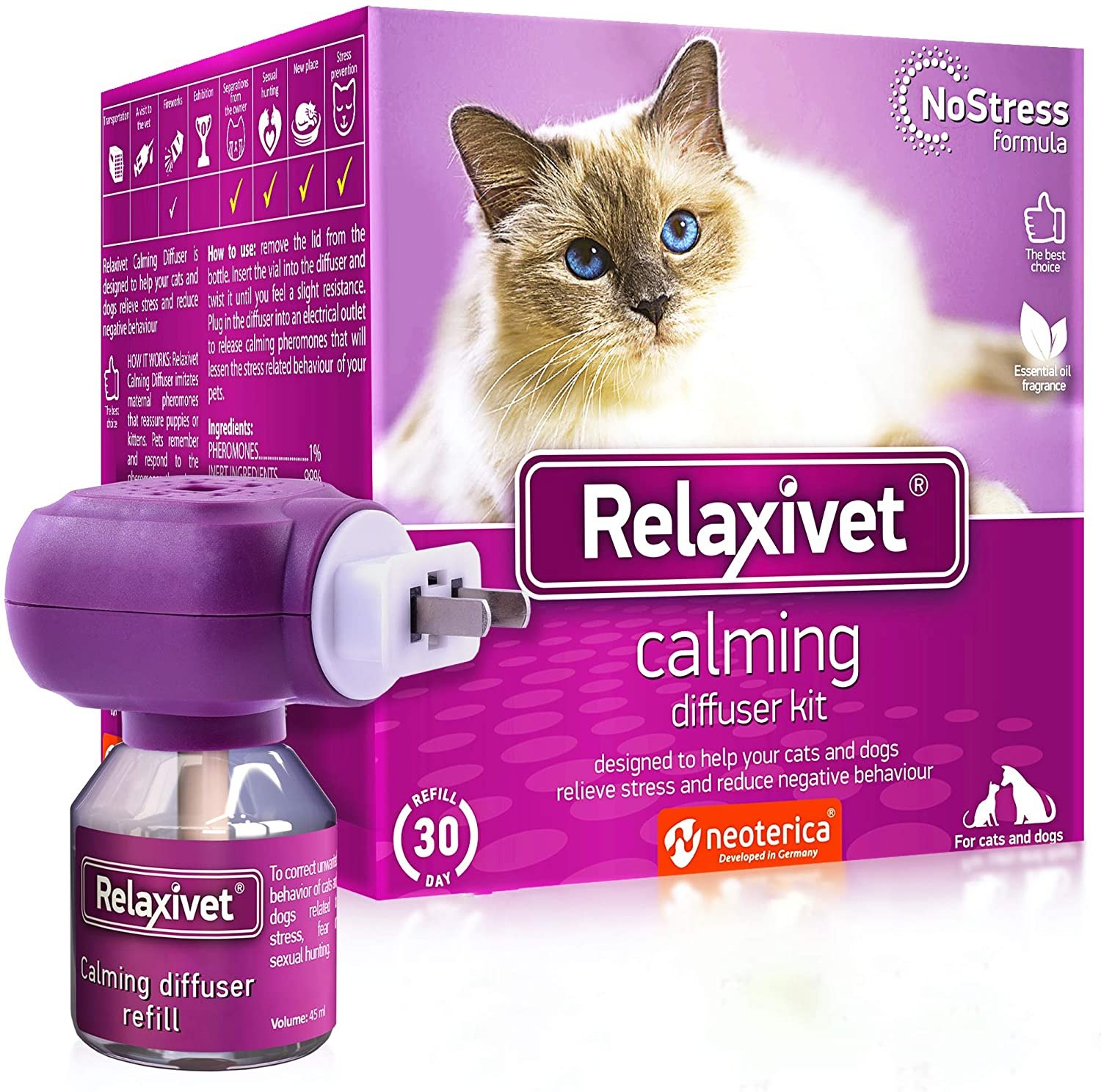 Relaxivet Cat Calming Diffuser