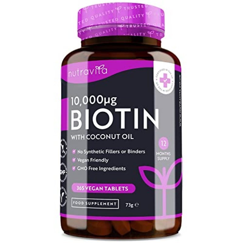 Nutravita Biotin with Coconut Oil