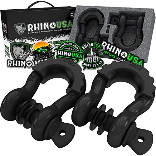 Rhino USA D-Ring Shackle (2 Pack)