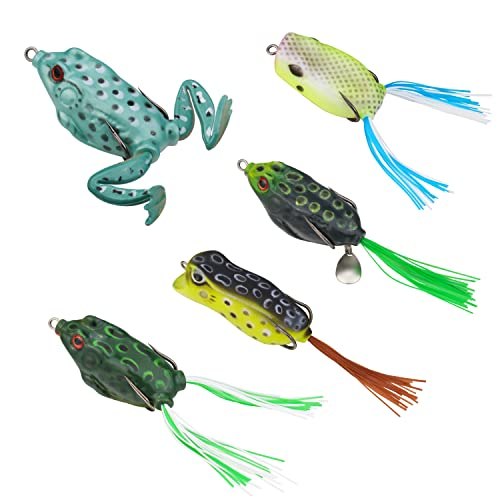 RUNCL Topwater Frog Lures