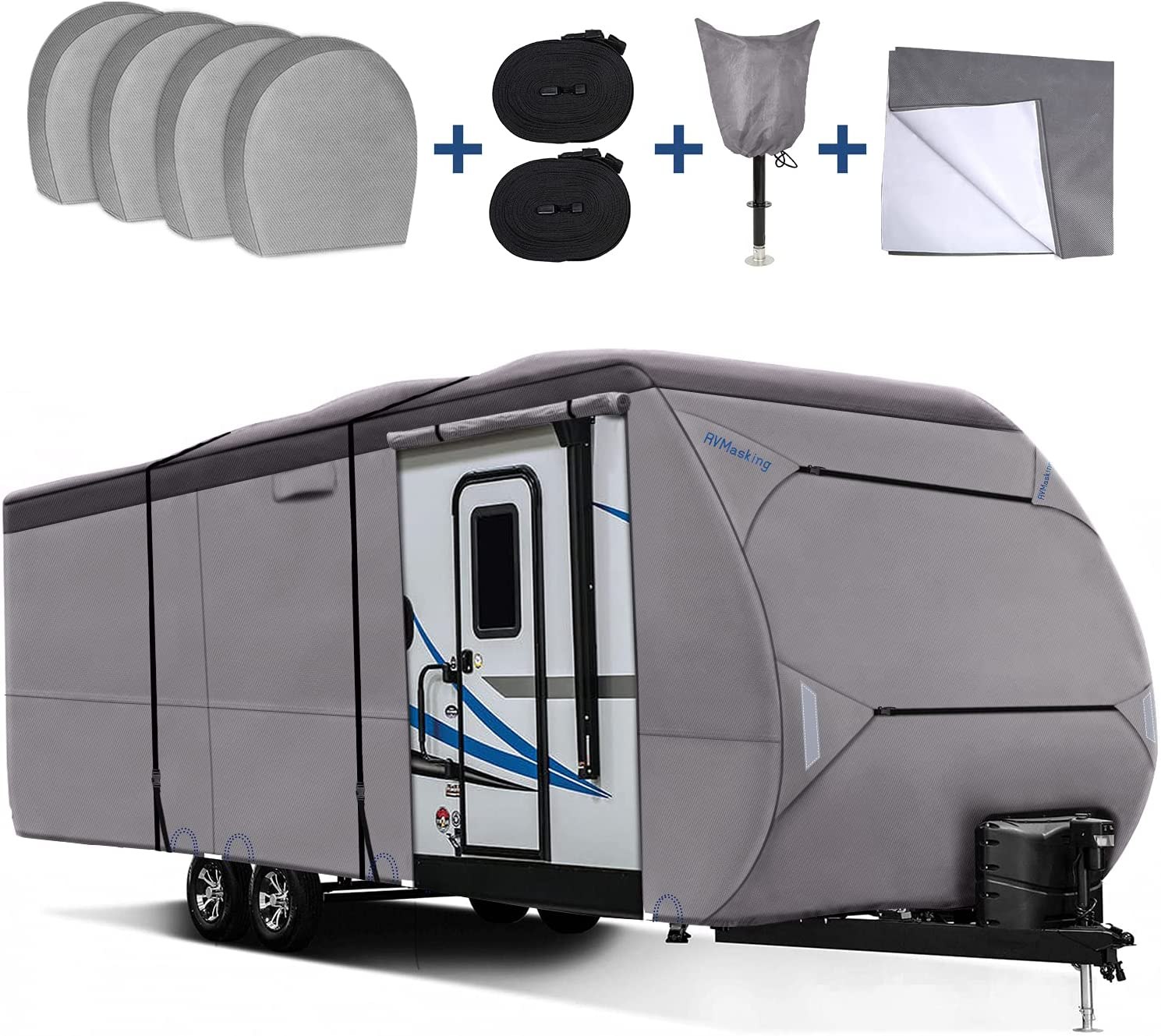 RVMasking Waterproof Top Trailer Cover
