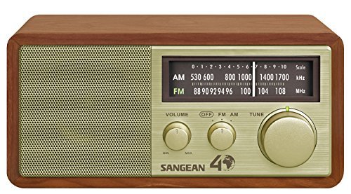 Sangean AM/FM Table Top Radio 40th Anniversary Edition