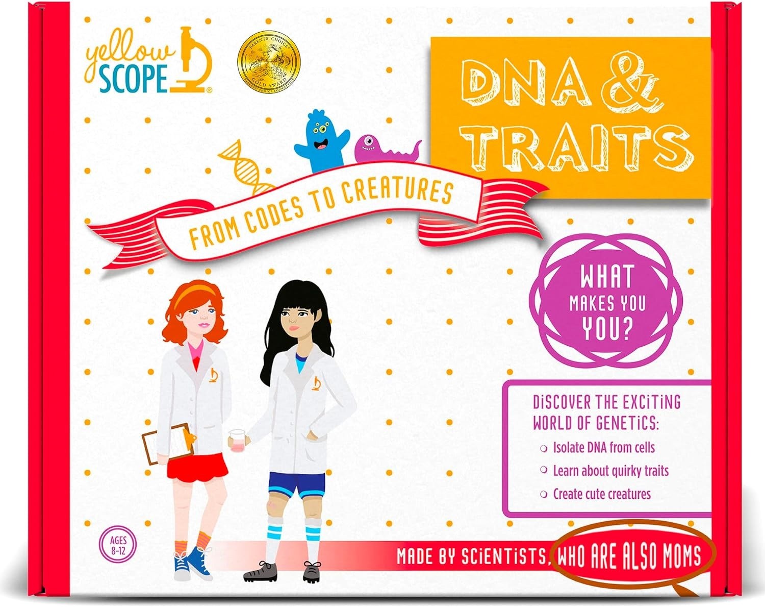 Yellow Scope From Codes to Creatures DNA and Traits Science Kit