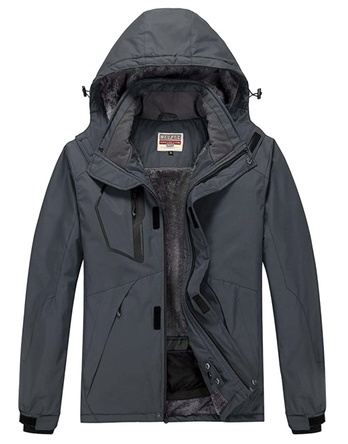 WULFUL Men&#039;s Waterproof Ski Jacket