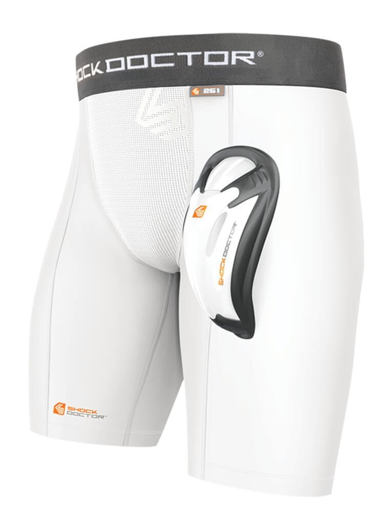 Shock Doctor Boy's Compression Short With Bio-Flex Cup
