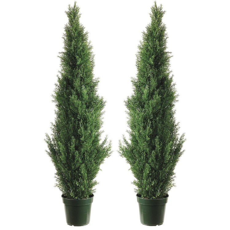 Silk Tree Warehouse Outdoor Artificial Topiary Trees
