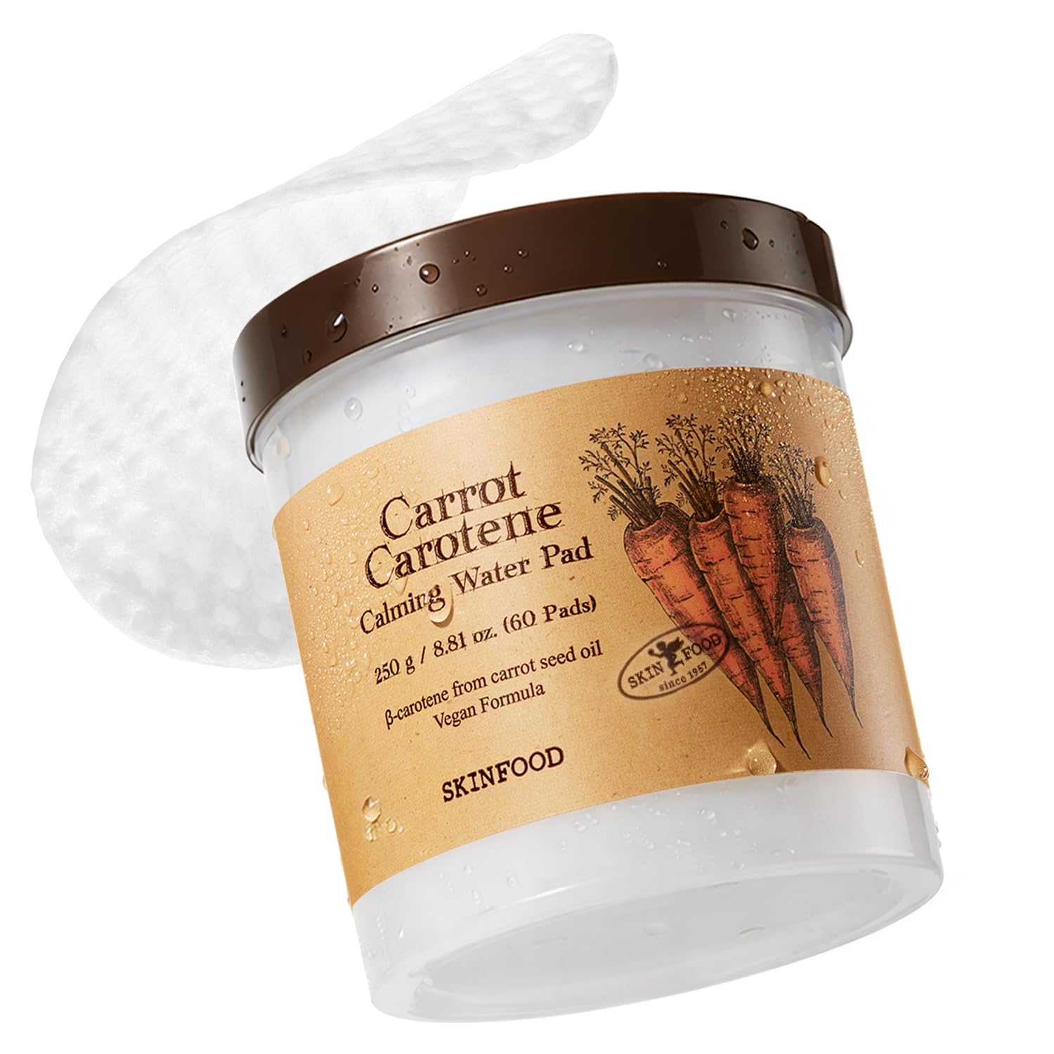 SKINFOOD Carrot Carotene Toner Pads