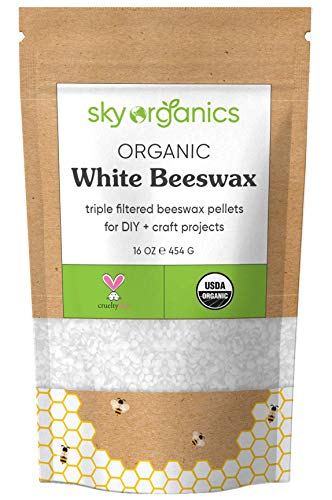 Sky Organics USDA Organic White Beeswax Pellets