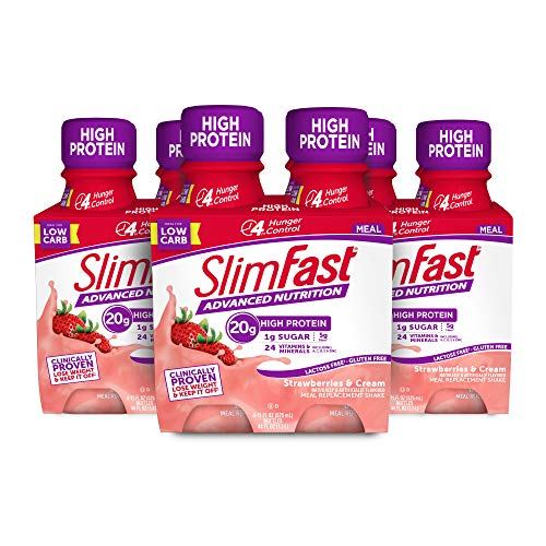 SlimFast Strawberries &amp; Cream Advanced Nutrition Meal Replacement Shake