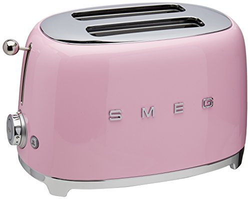 Smeg 2-Slice Pink Retro Toaster