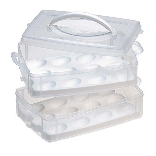 Snapware Snap N&#039; Stack 2-Layer Egg Holder