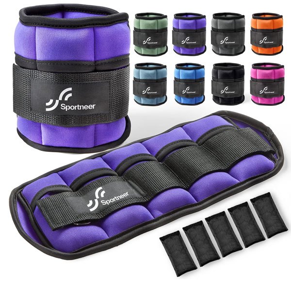 Sportneer Adjustable Ankle/Wrist Weights