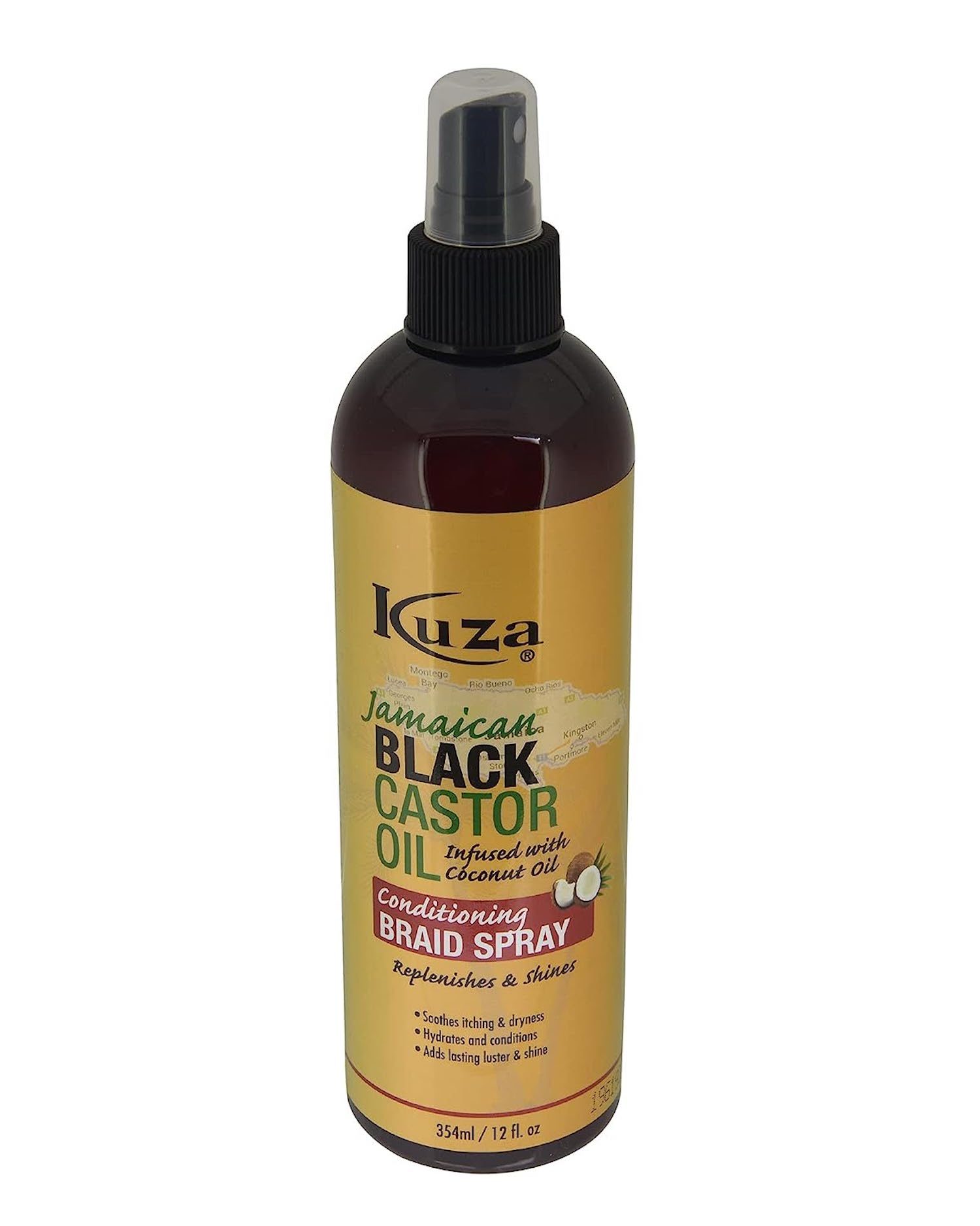 Kuza Jamaican Black Castor Oil Braid Spray