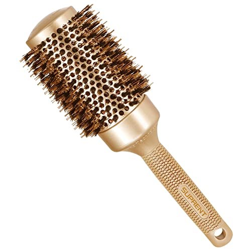 SUPRENT Nano Thermal Ceramic &amp; Ionic Round Barrel Hairbrush